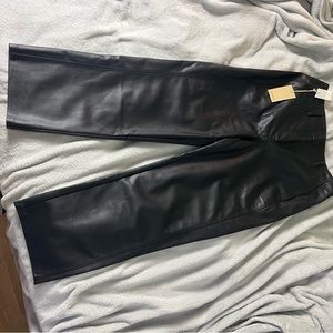 NWT Wilfred Free Leather Ascendant Pant size 12 in Black 🖤